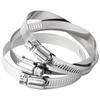 Zhenyuan 304 Stainless Steel American Style Hose Clamps, 12mm Wide