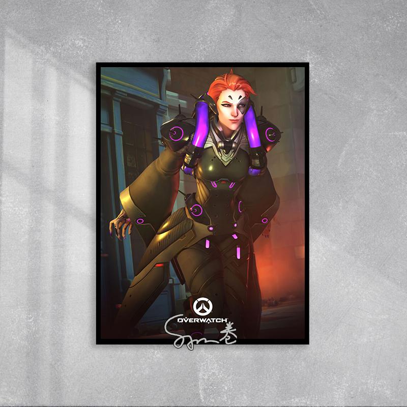 Overwatch Game Character Poster Canvas Printing Overwatch 3D Characters Wall Art Picture Video Game Wall Decor for Gaming Room