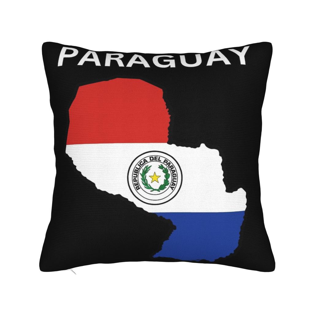 Paraguay Flag Pillow Covers Accessories Soft Cushion Cover Decor  Throw Pillow Case Cover Home Multi Size