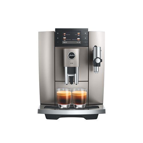 Jura E8 (Ed) Kaffeevollautomat, 27 Spezialitäten, 3,5''-Farbdisplay, Wifi-Fähig, Hot & Light Brew, Sweet Foam Mit Sirup- & Schokoaufsatz, Energiesparmodus, Midnight Silver Silber 15712 - Bild 6