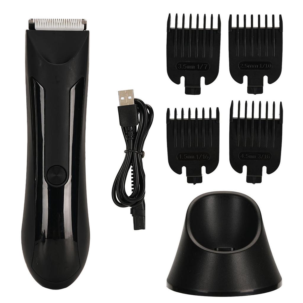 Cordless Hair Clippers for Men LED Display USB Rechargeable Hair Trimmer Barber Clipper with 4 Guide Combs