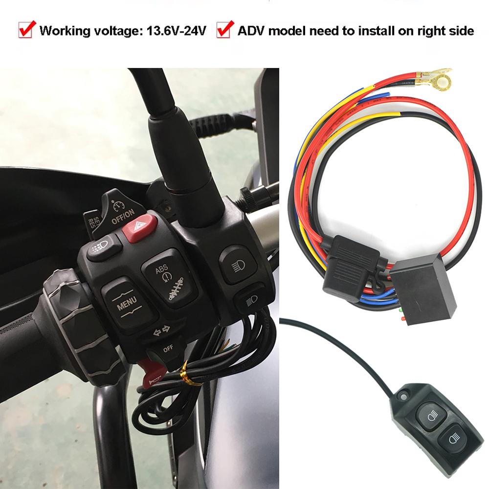 For BMW R1200GS LC ADV R1250GS Adventure F850GS F750GS Motorcycle Handle Light Control Switch Button Smart Relay Wiring Harness