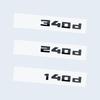 New Glossy Black 3D Letters Numbers M340d M240d M235d M140d M135d Emblem for BMW F30 F31 F35 F40 F46 G42 G20 Car Trunk Sticker