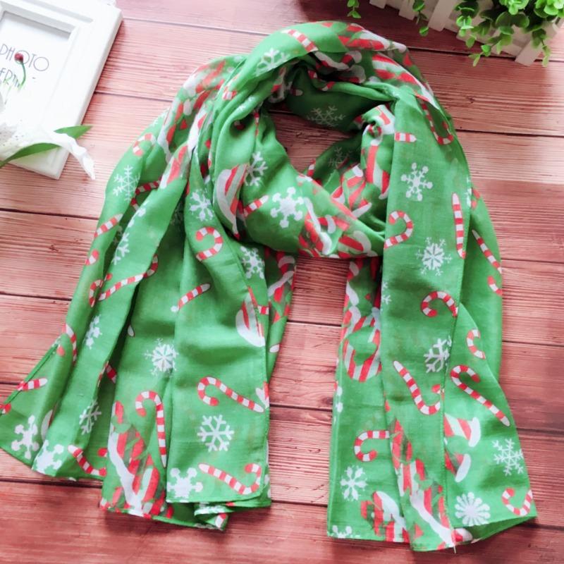 Popular New Christmas Bali Yarn Printed Scarf Women's, Sunscreen Beach Towel Long