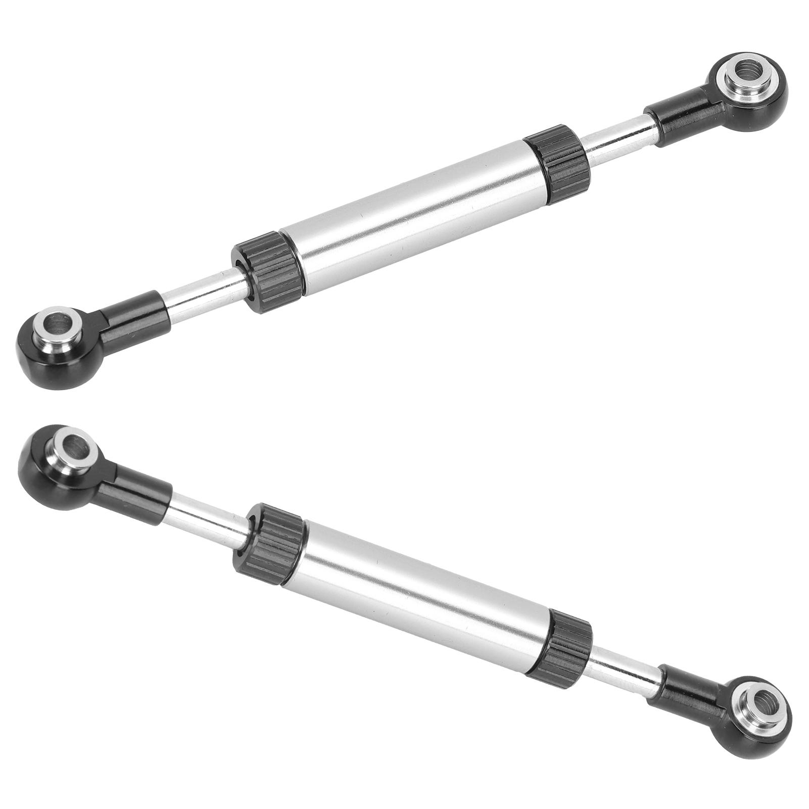 

2Pcs Hydraulic Adjustable Steering Tie Rod Tilting Steering Rod for 1/10 RC Car Parts Toys