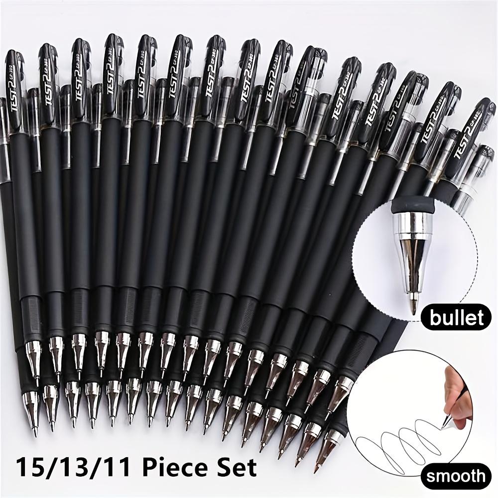 11/13/15 Stück Schwarzer Stift, für die Verwendung durch Schüler oder im Büro, Business-Signierstift, Büro-Schüler-Prüfungsstift