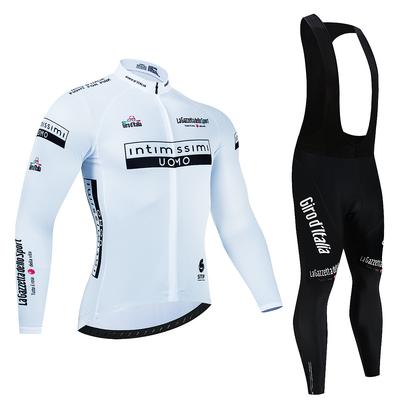 Tour Of Italy sykkeltrøyesett Premium Anti-UV langermet downhill sykkeldress Høst Quick-Dry Pro Racing Uniform