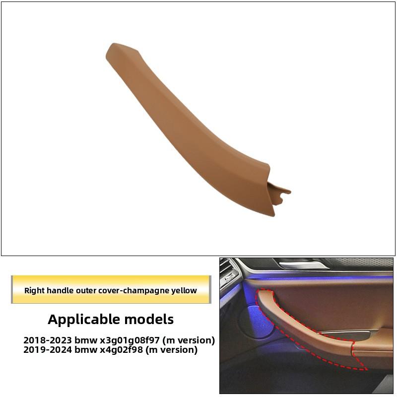 Popular Luxury Carbon Fiber Plastic Texture Car Interior Accessories Door Handle Trim for X3 G08/X4 G02