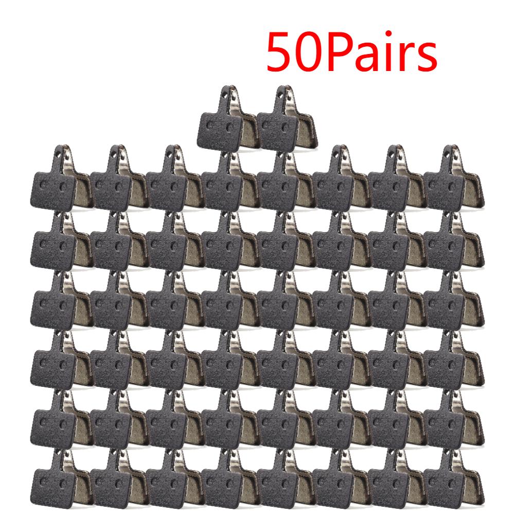 1/10/15/20/30/40/50 Pairs MTB Road Bicycle Disc Brake Pads for SHIMANO M375 M445 M446 Resin Semi-Metallic Cycling Brake Pad Part