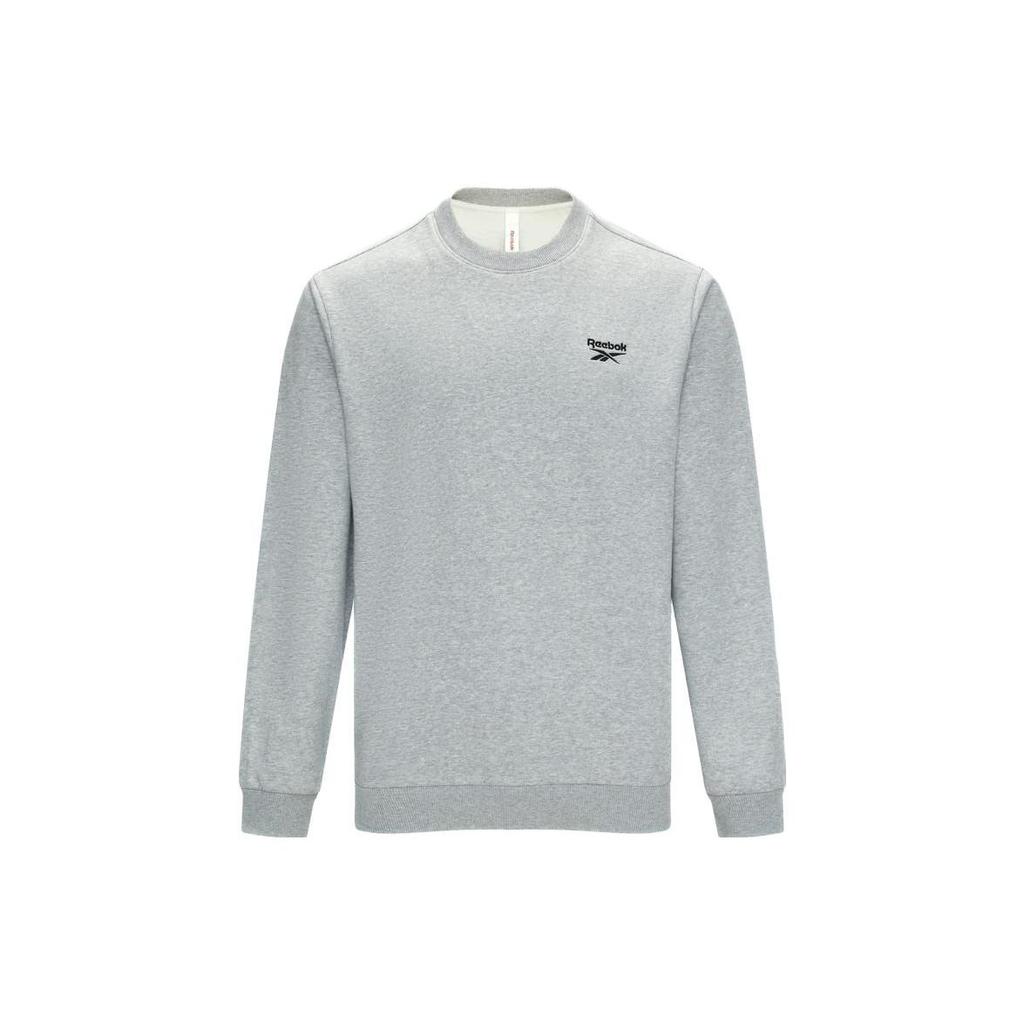 Reebok Sweatshirts Unisex Medium Heather Gray Crew Neck Moderate Regular 23RMF303UGG4