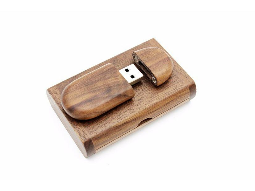 Bamboo & Wood 32GB USB Flash Drive with Custom Logo - Perfect for Graduation Souvenirs & Promotional Gifts