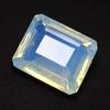 Lab-Created Opal Loose Gemstone Multi-Color 61.80 ct Emerald Cut October Birthday Birthstone