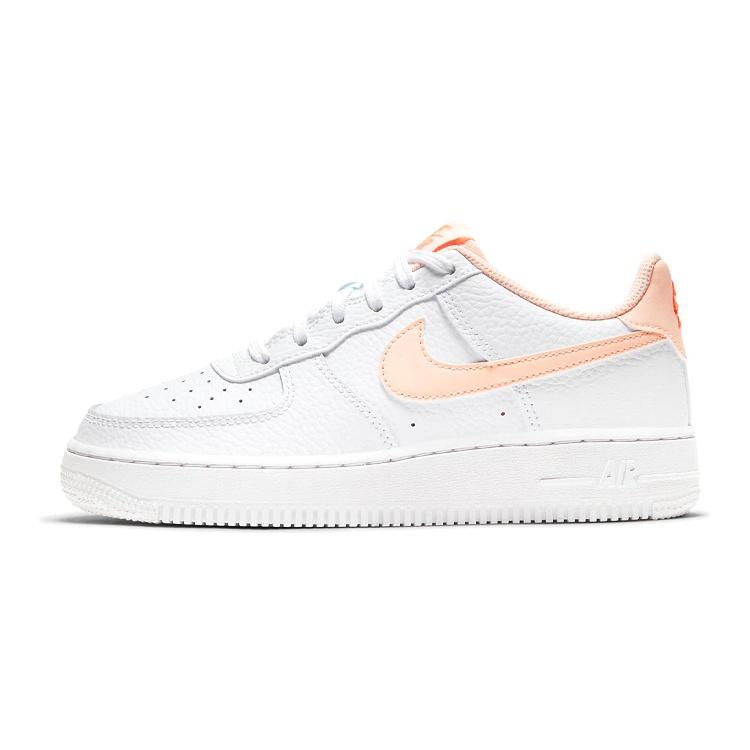 (GS) Nike Air Force 1 White Hyper Crimson Kids CT3839-102 EU 35.5