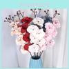 Multicolour Simulation Phalaenopsis Flower Bouquet  For Home And Event Decor