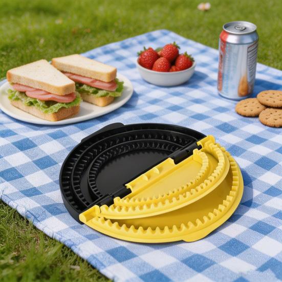 Smørbrødform Matkvalitet Varmetålig Plast Smørbrødmaskin Forsegler Pressverktøy DIY Frokost