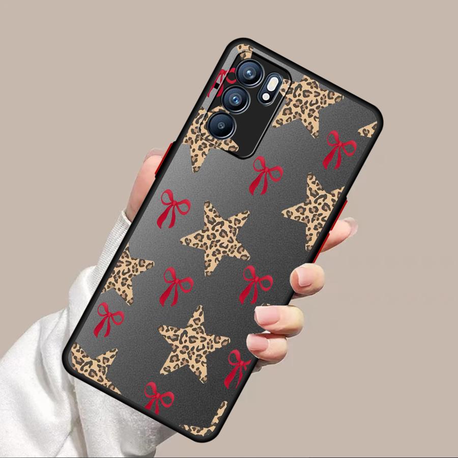 Leopard Love Star Funda Back Phone Cover Case for Xiaomi Redmi Note 14 A4 10 14C 13C 11 12 13 Pro Plus 9S