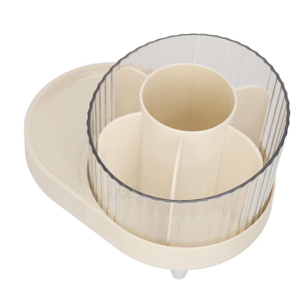 Makeup Brush Holder Case Multi Grids Rotating Cosmetic Brushes Storage Box for Pen Lipstick