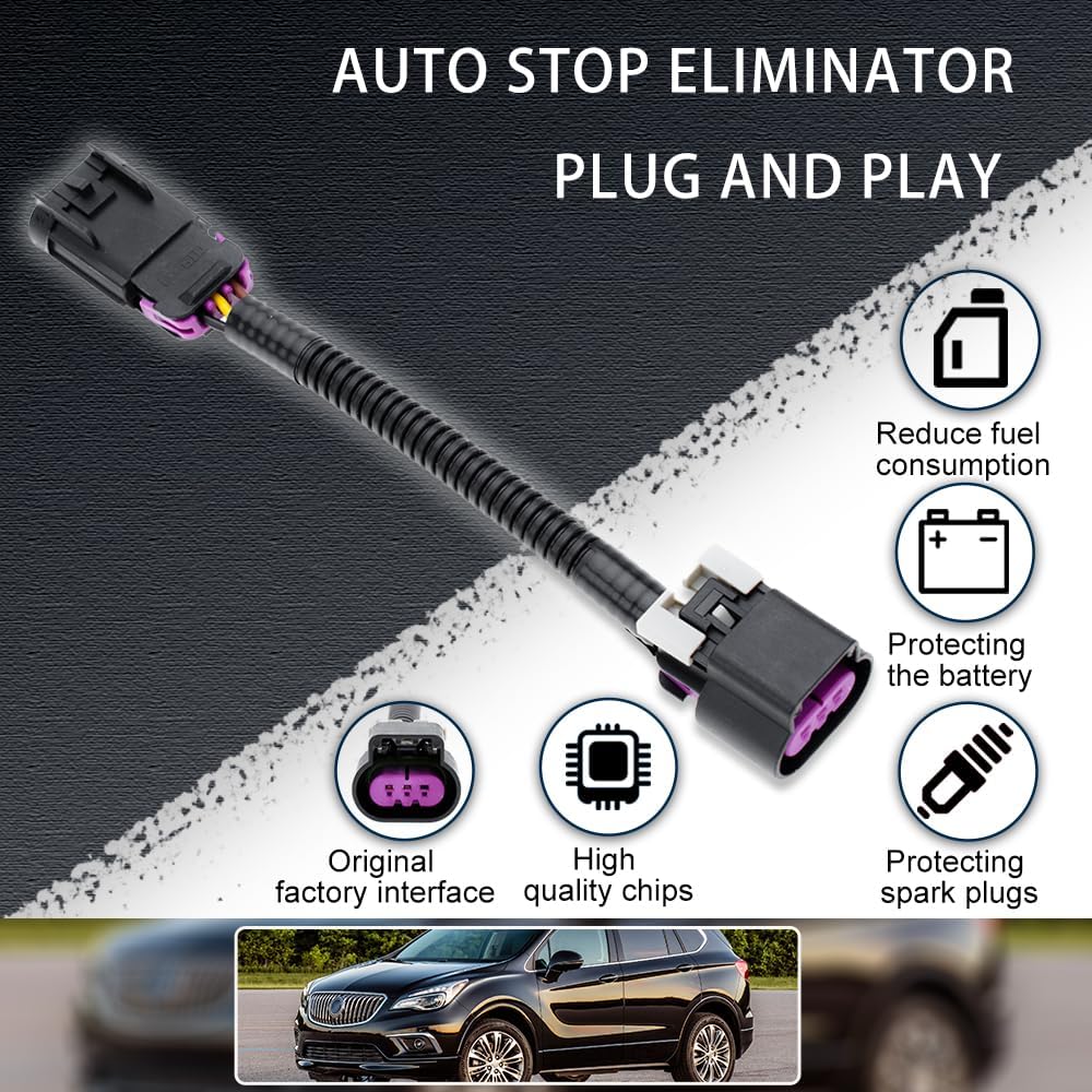 Auto Start Stop Eliminator for 2016-2018 Buick Encore/2018 Enclave/2016-2020 Envision/2017-2018 Regal LaCrosse/2017 Verano Engine Auto Stop Disable