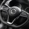 Carbon Fiber Steering Wheel Trim 3pcs For Nissan Sentra - Accessories