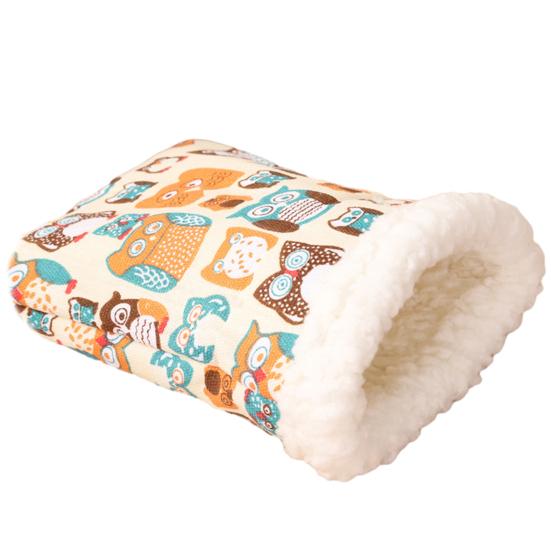 Yousheng Hnízdo pro křečka Kreslený design Postel pro křečky Měkký Pohodlný plyš Spací pytel Morče Příslušenství pro domácí mazlíčky