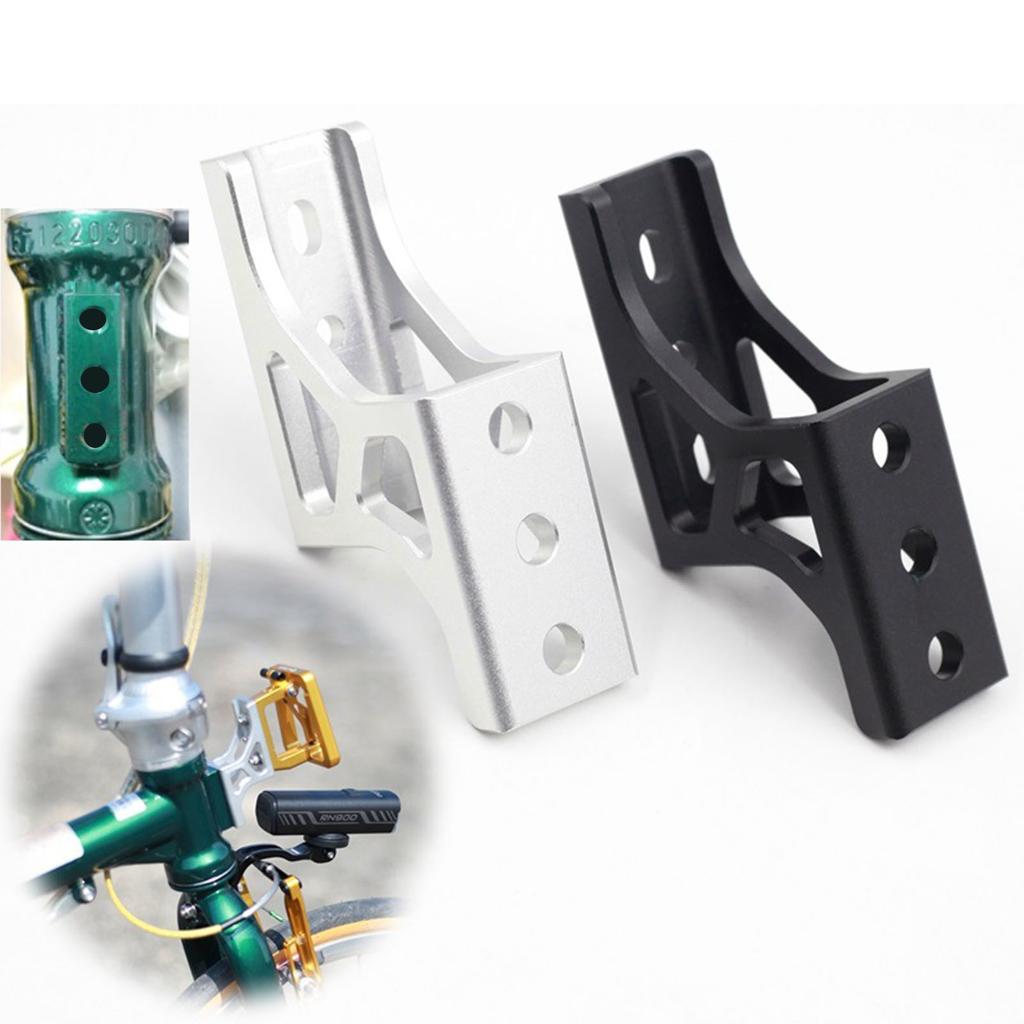 Nose Front Shelf Carriers Block Brackets Adapter Bike Bag Holder Adapter Folding Bike Nose Light Converter