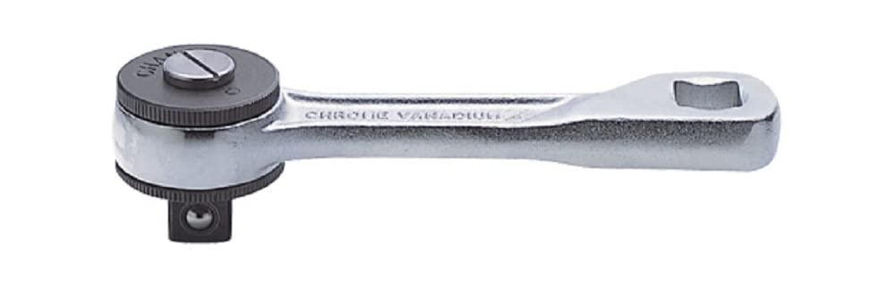 

TOP Industrial Handy Ratchet Made in Japan (TOP) Wrench, 5° Feed, 9.5mm Drive, Compact, RH-3S, Tsubame-Sanjo,