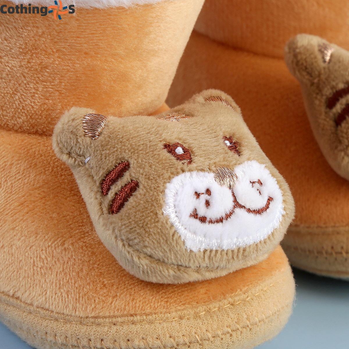 Детская обувь зимняя теплая на липучках для детей лет зимняя мягкая обувь для ходьбы — фото 7