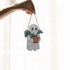1-3pc Sun Catcher Colorful Halloween Cute Little Ghost Plant Window Decoration For Garden Living Room Wall Horror Home Decorate