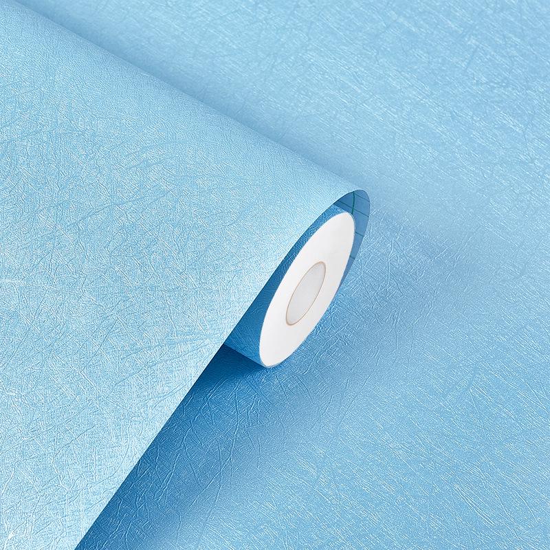 Self-Adhesive Waterproof Linen Texture Wallpaper for Bedroom and Living Room