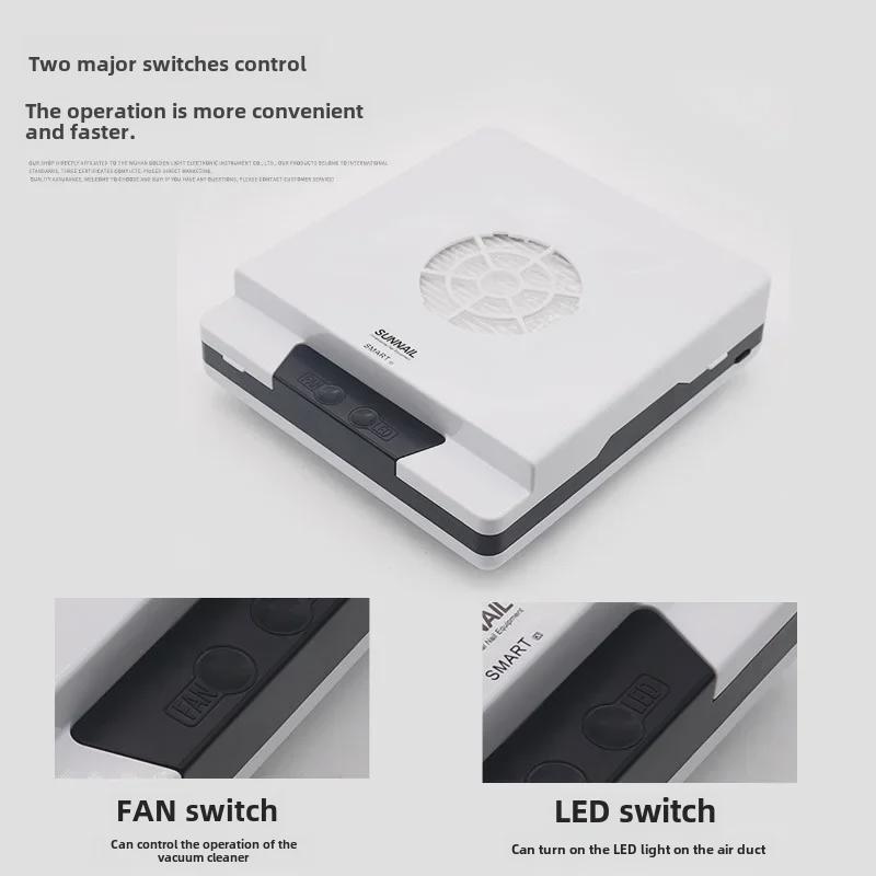 Dental LED Mini Vacuum Cleaner: Dual-Purpose Engraving, Grinding & Polishing Tool.