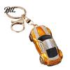 Sparkling Car Key Accessory Sports Keychain with Rhinestones, Durable Zinc Alloy Decorative Holder Stylish Pendant, Compact Ring for Backpacks