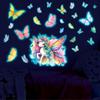 Creative Night Light Unicorn Bedroom Living Room Wall Beautification Stickers