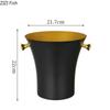 European Stainless Steel Ice Bucket Beer Red Wine Juice Drink Cooler Bar Family Party Champagne Ice Bucket Bar Wine Accessories