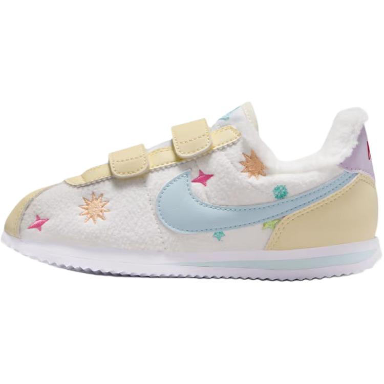 Nike Cortez Basic SL Comfortable Fit Low Top Running Shoes Kids sneakers White IQ7668-141 28