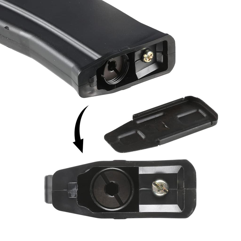 GHK 74 Style CO2 Magazine for AK, 30 Rounds, Black