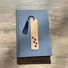 Pet Themed Bookmark Wooden Dog/Cat/Bone/Paw Carving Book Mark with Tassel Gift for Book Lovers Pet Owners
