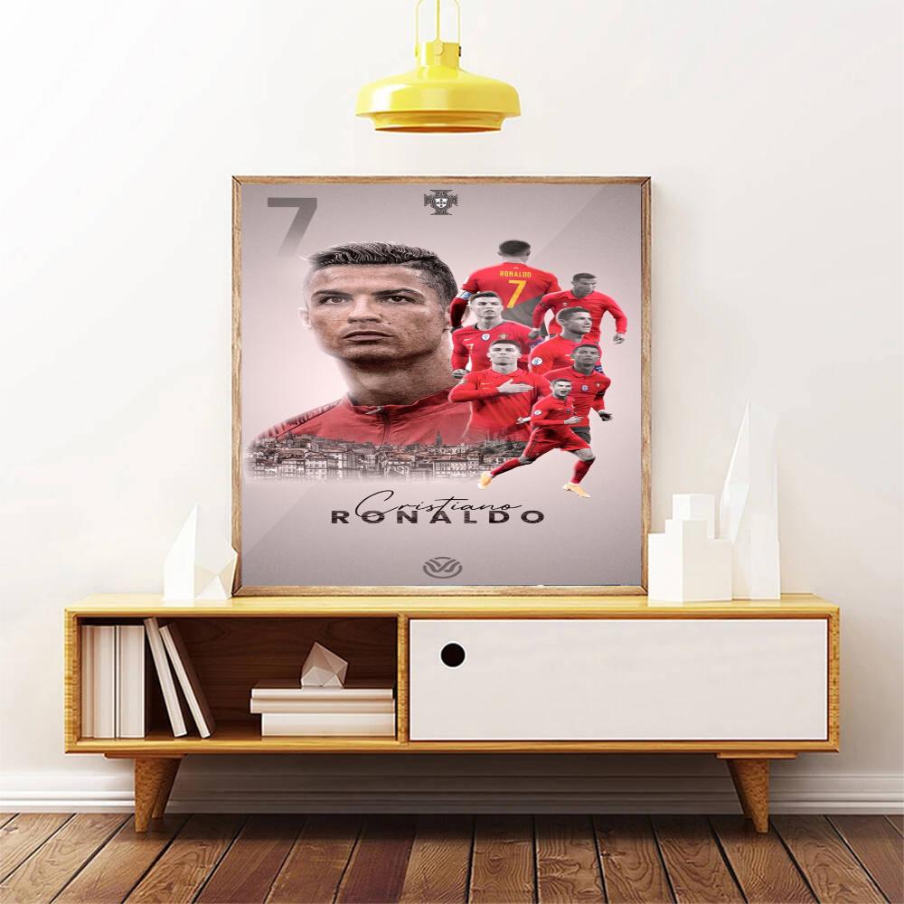 Cristiano Ronaldo 5D Diy Diamond Paintings Mosaic Wall Round Diamond Art Painting Kits Embroidery Crystal Accessories Frameless