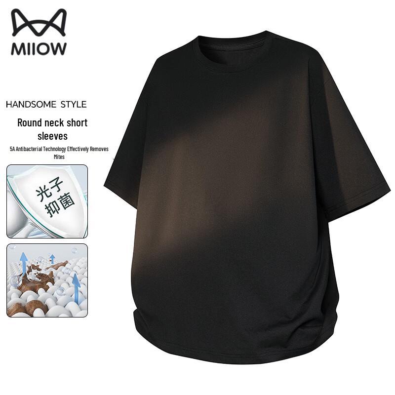 MiiOW Unisex Basic Short Sleeve T-Shirt M