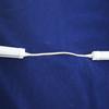 20cm T5 T8 Double End 3 Pin LED Tube Connector Cable Wire Extension Cord for Integrated LED Fluorescent Tube Light Bulb White