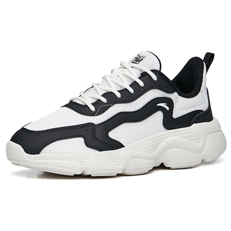 New Anta Dance Battle 2.0 Cushioning Anti Slip And Wear Resistant Low Top Casual Shoes Women's White Black 122238860-2