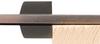 Shinwa Sokutei Triangle Circular Saw Guide with 9mm Black Ruler, AL, 15cm, 78108, Aluminum, Non-Slip Rubber, Stop,
