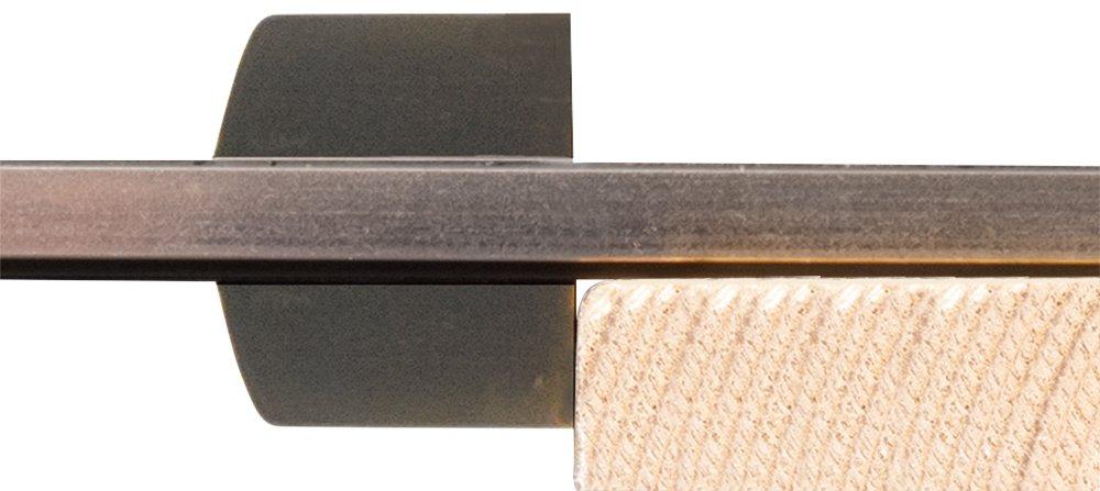 Shinwa Sokutei Triangle Circular Saw Guide with 9mm Black Ruler, AL, 15cm, 78108, Aluminum, Non-Slip Rubber, Stop,