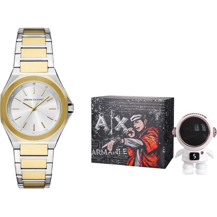 ARMANI EXCHANGEAE Quartz Movement Silver Dial Women s Watch AX7161SET Exclusive Gift Box