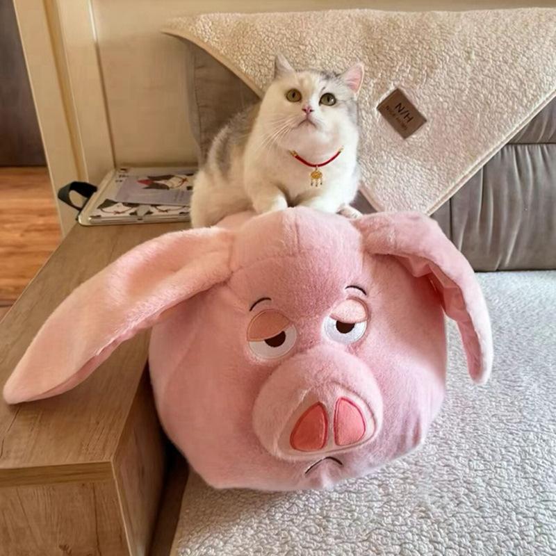 Nezha Surrounding Taiyi Real Person Mount Pig Doll Cute Flying Pig Plush Toy Doll Birthday Gift