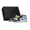 Air Jordan 1 811 Manufacturing, Peach Blossom And Apricot Melody Blue Yellow, Special Shoe Box Mid Top DQ8426-001(Team80-S-BOX)
