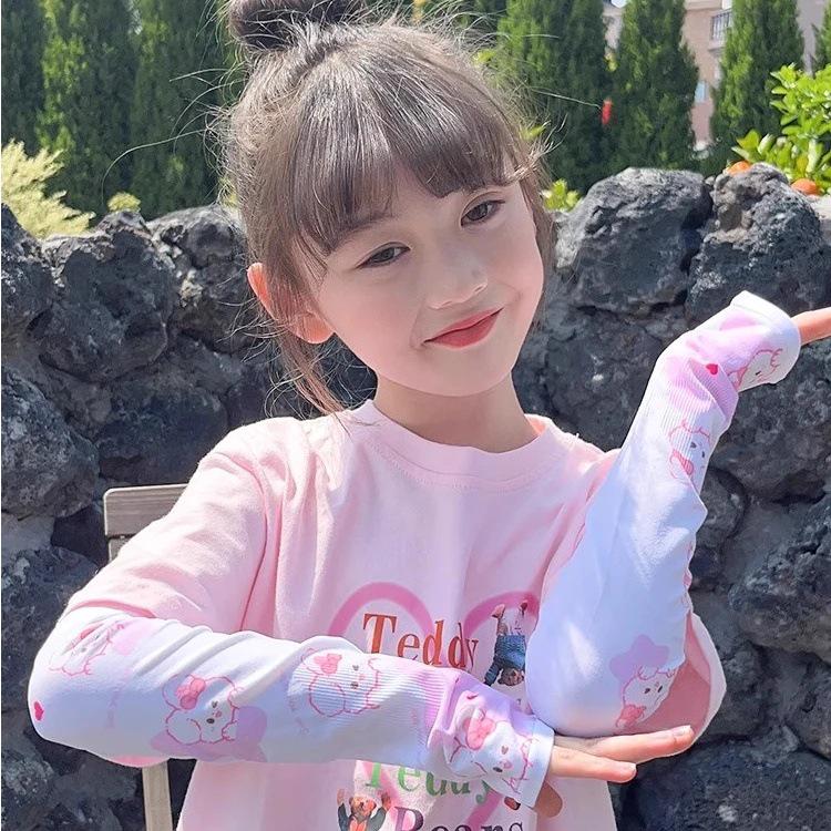 Newcomer Exclusive: Kids' Ice Silk Sun Protection Sleeves for Summer