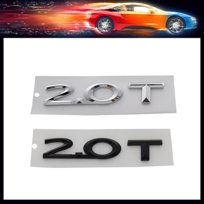 3D Premium 2.0T 2.0 T Lettres pour Aile de voiture Coffre Capot arrière Décalcomanie Emblème Badge Autocollant