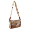 Burberry Vintage Check Leather Crossbody Bag, Luxury Gold-Tone Hardware Adjustable Strap Shoulder Bag for Women Daily Commute & Casual Outing 80920671
