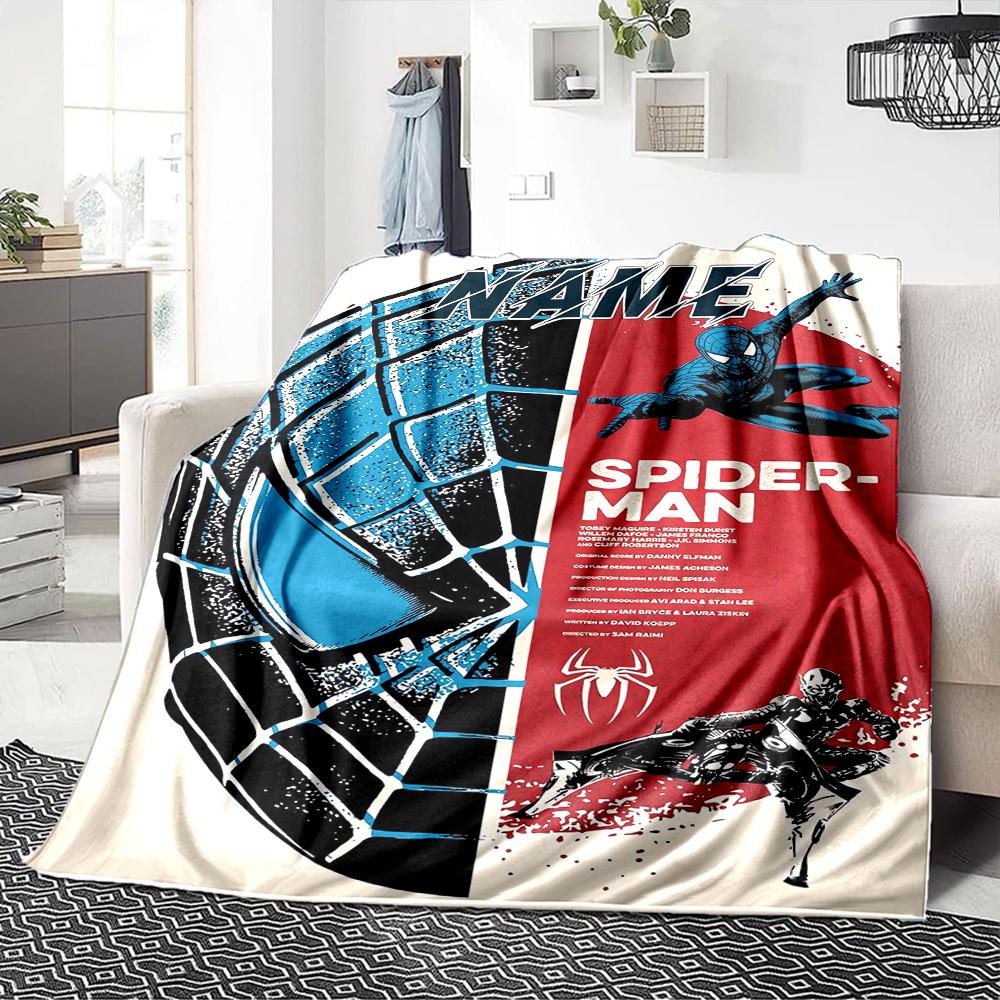 Custom Name Deadpool Wolverine blanket for Couch & Bed, Plush Cozy Fuzzy Blanket Super Soft & Warm Blankets for Fall and Winter. 090823