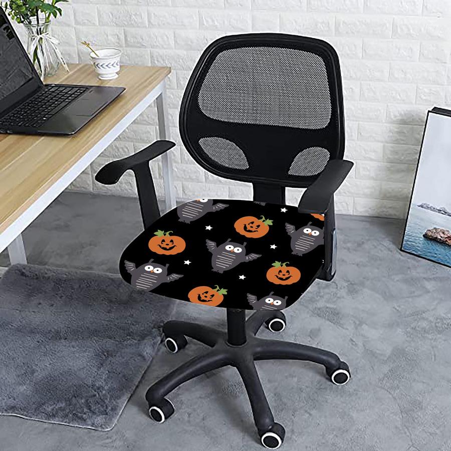 

Printed Office Chair Cover Detachable Washable Dustproof Elastic Chair Cover Cute Minimalist Animal Pattern Chair Protector 1 piece